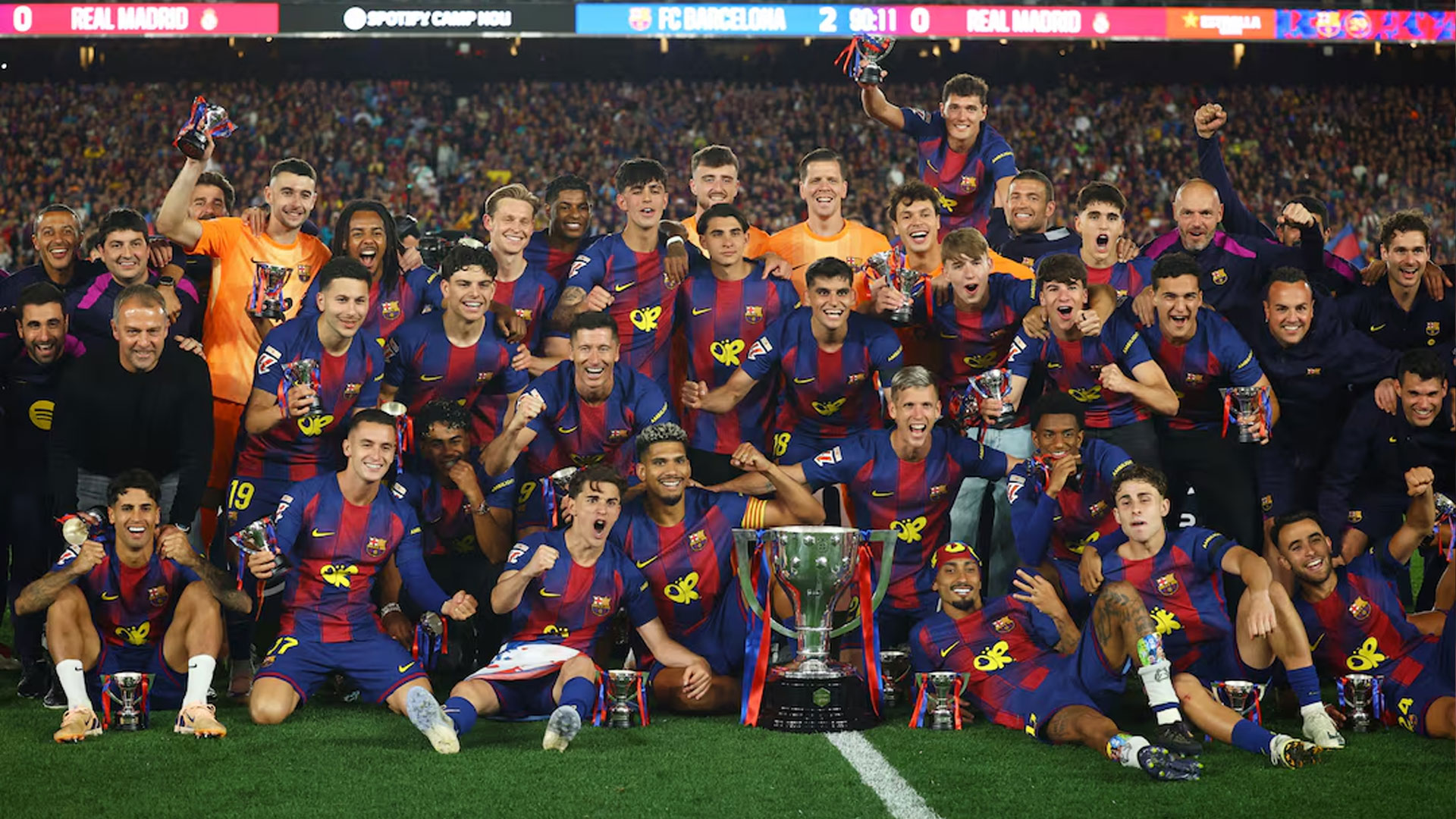 BARCELONA SAHKAN KEJUARAAN LA LIGA DI HADAPAN REAL MADRID